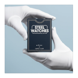 Jeu de cartes à jouer inspiré de l’horlogerie – Steel Watches