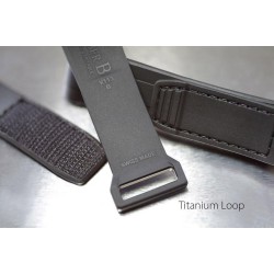 Rubber strap V113 Velcro Series – Rubber B – Black