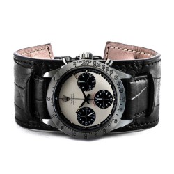 Bracelet Bund vintage en cuir d’alligator – Paul Newman Daytona