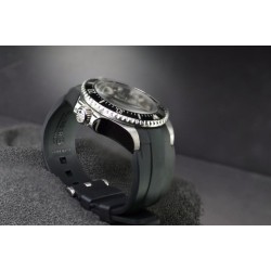 Rubber watch strap M207 – Rubber B – Black