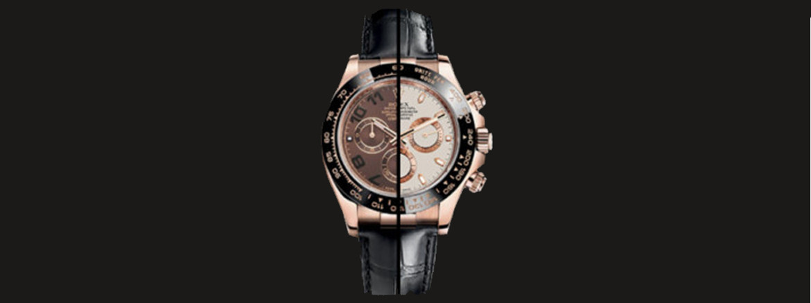 Horlogeband voor Rolex Daytona keramische bezel op leer