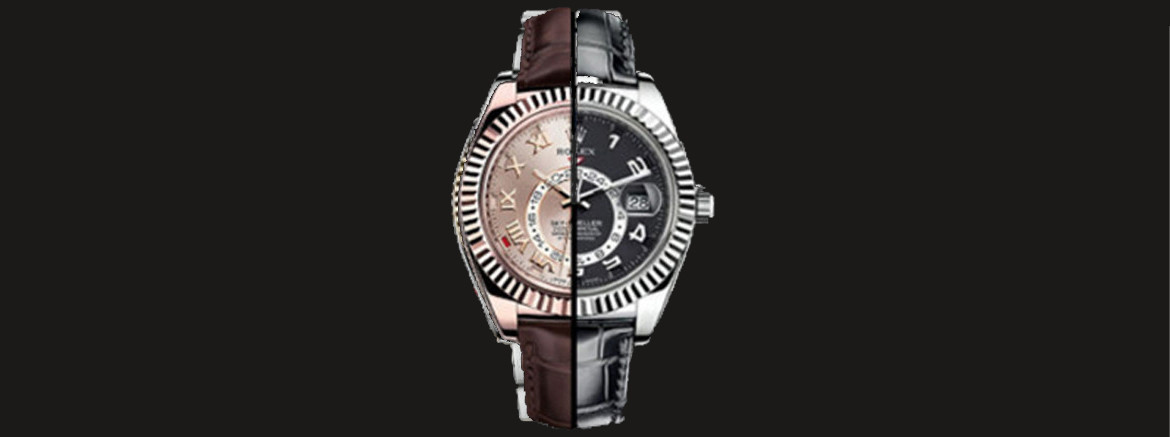 Bracelet cuir Rolex SKY Dweller - Misterchrono Belgique