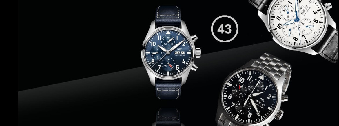 IWC Pilot Chrono 43mm strap (21mm lug space)