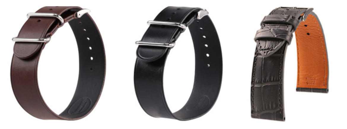 Bracelet montre cuir