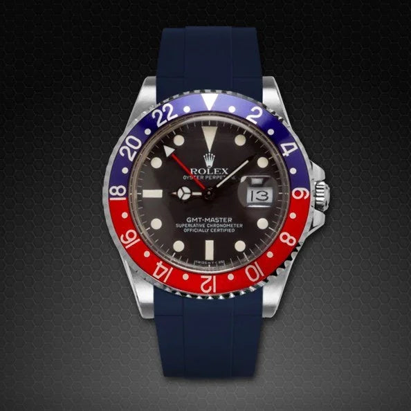 Bracelet en caoutchouc M103 – Rubber B – Bleu marine - vue 4