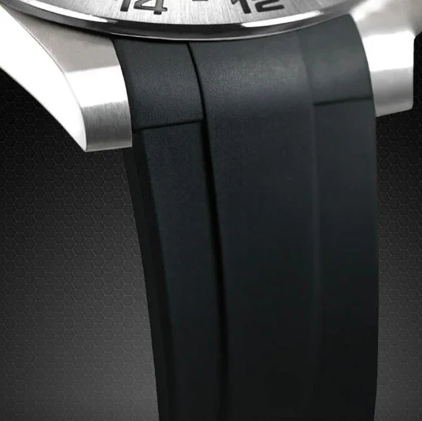 Bracelet en caoutchouc M103CD – Rubber B – Noir - vue 6