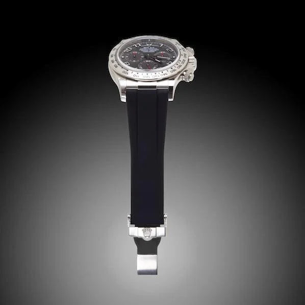 Bracelet en caoutchouc M101 – Rubber B – Noir - vue 3