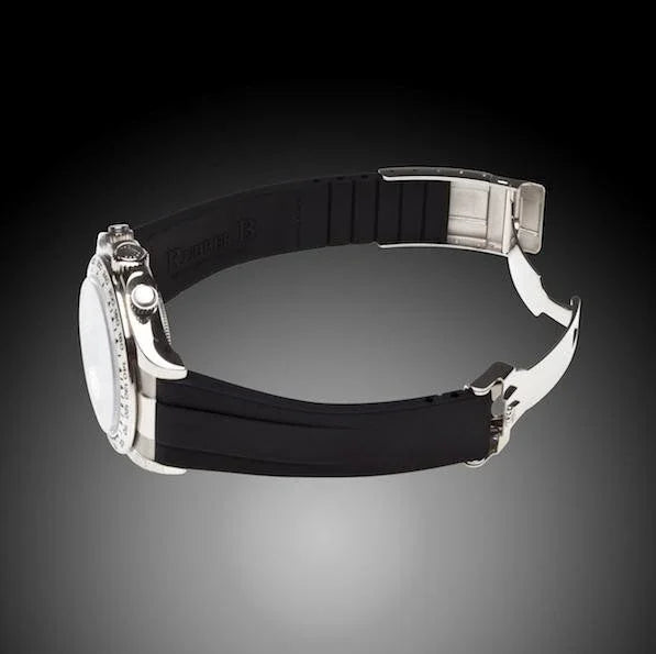 Bracelet en caoutchouc M101 – Rubber B – Noir - vue 4