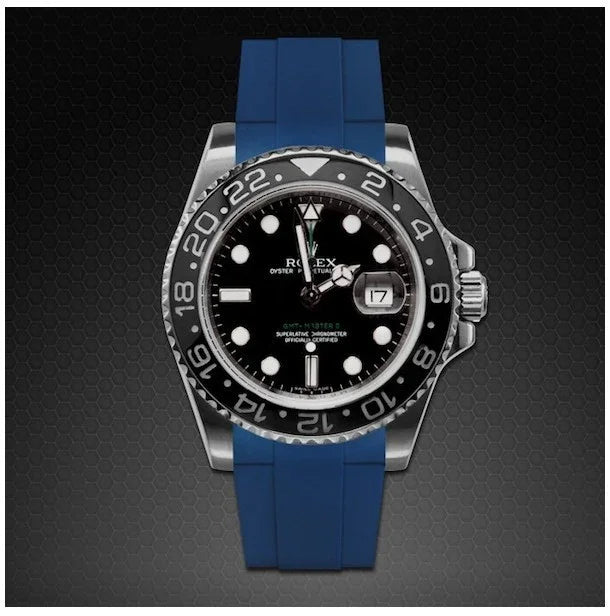 Bracelet en caoutchouc M106CD – Rubber B – Bleu - vue 3