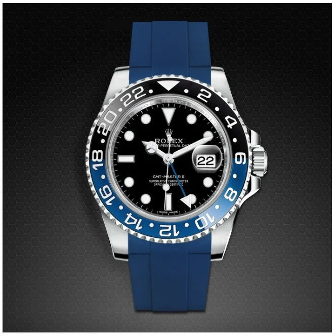 Bracelet en caoutchouc M106CD – Rubber B – Bleu - vue 4