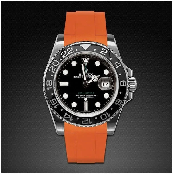 Bracelet en caoutchouc M106CD – Rubber B – Orange - vue 3