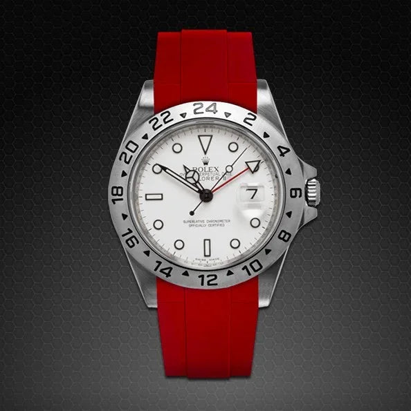 Bracelet en caoutchouc M106 – Rubber B – Rouge - vue 3