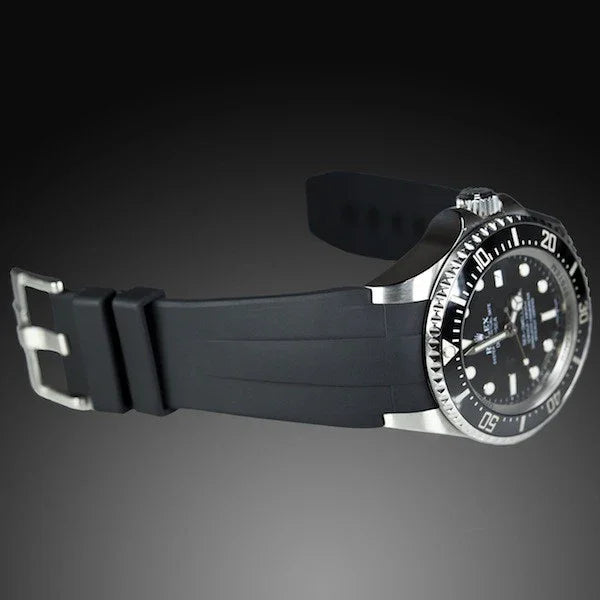 Bracelet en caoutchouc M107 - Rubber B - Noir - vue 3