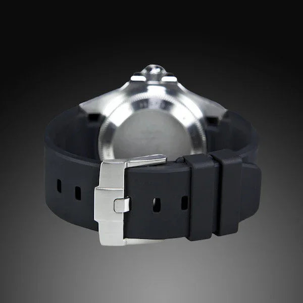 Bracelet en caoutchouc M107 - Rubber B - Noir - vue 4