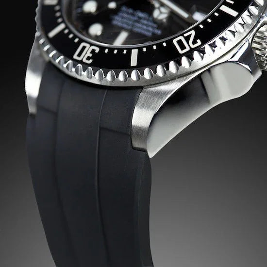 Bracelet en caoutchouc M107 - Rubber B - Noir - vue 5
