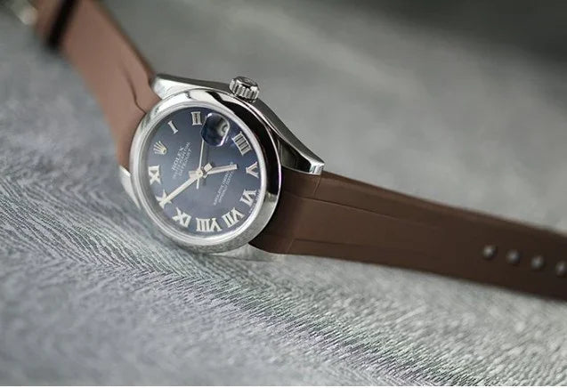 Bracelet en caoutchouc M316 – Rubber B – Marron - vue 3
