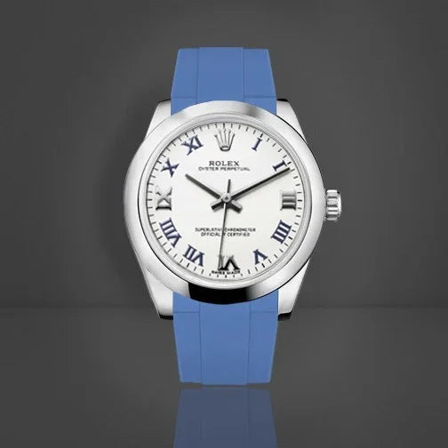 Bracelet en caoutchouc M216 – Rubber B – Bleu ciel - détail