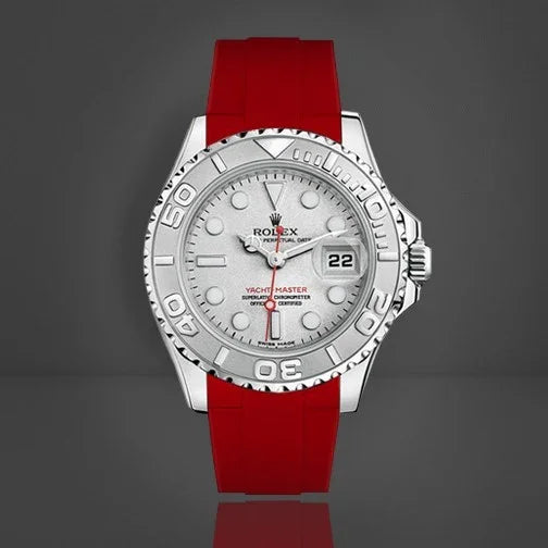 Bracelet en caoutchouc M317 – Rubber B – Rouge - détail