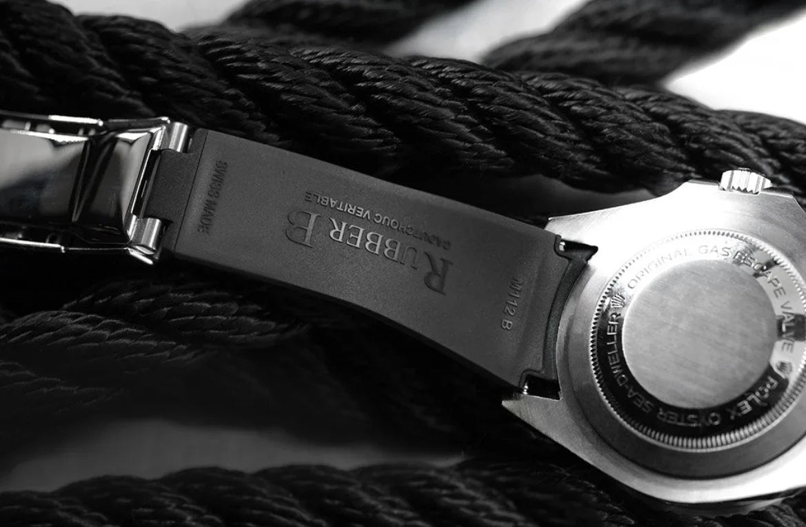 Bracelet en caoutchouc M112 – Rubber B – Noir - vue 5