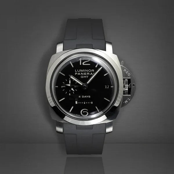 Bracelet RubberB Luminor 44 mm 1950 Type I Noir - détail