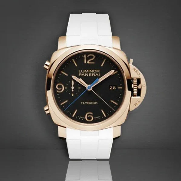 Bracelet RubberB Luminor 44 mm 1950 Type I Blanc - détail