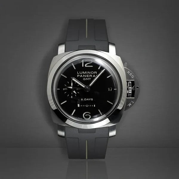 Bracelet RubberB Luminor 44 mm 1950 Type I Noir/Vert - détail