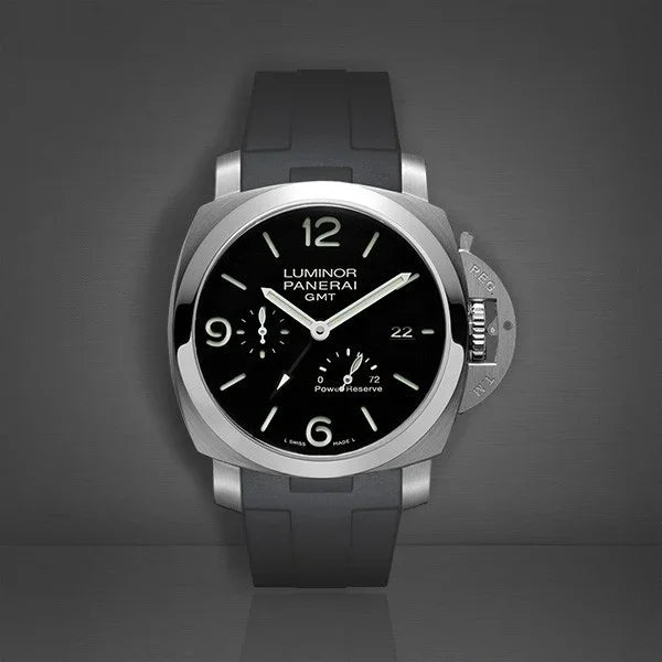 Bracelet RubberB Luminor 44 mm 1950 Type II Noir - détail