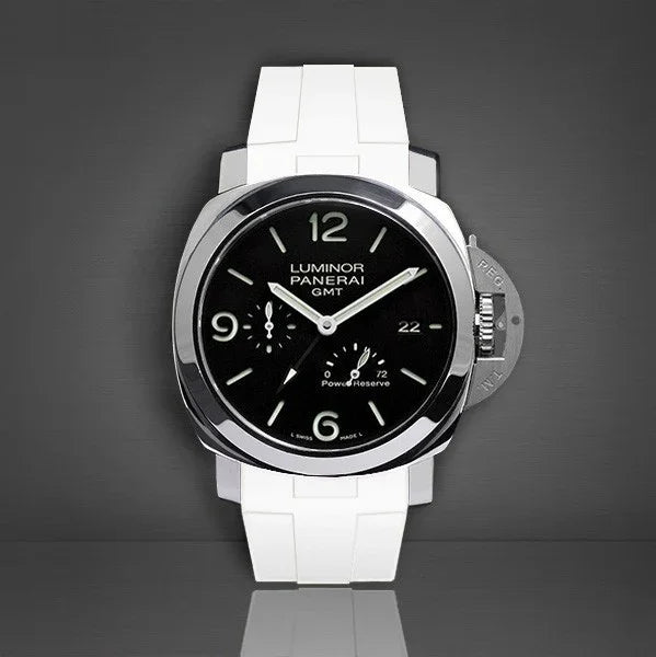 Bracelet RubberB Luminor 44 mm 1950 Type II Blanc - détail