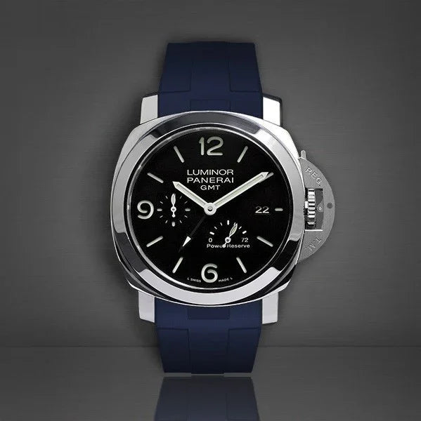 Bracelet RubberB Luminor 44 mm 1950 Type II Bleu - détail