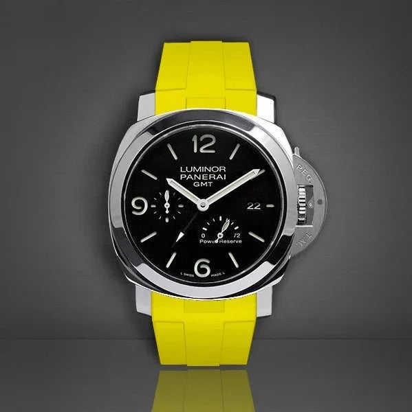 Bracelet RubberB Luminor 44 mm 1950 Type II Jaune - détail
