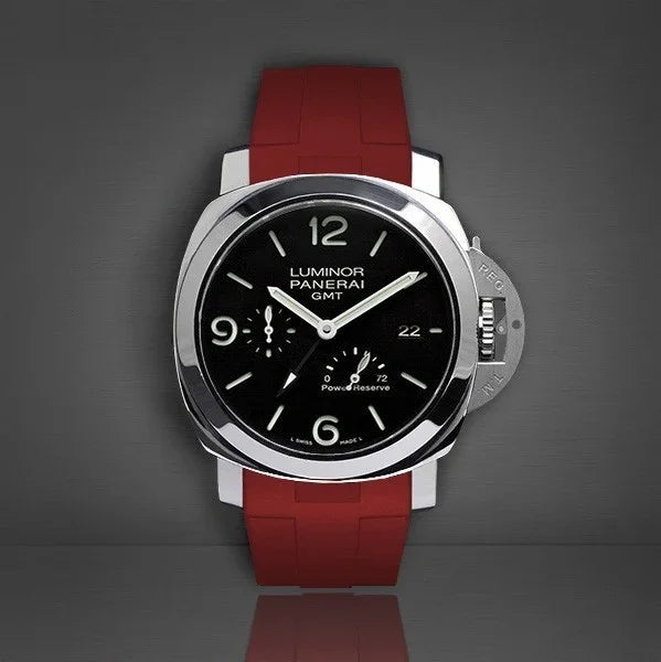 Bracelet RubberB Luminor 44 mm 1950 Type II Rouge - détail