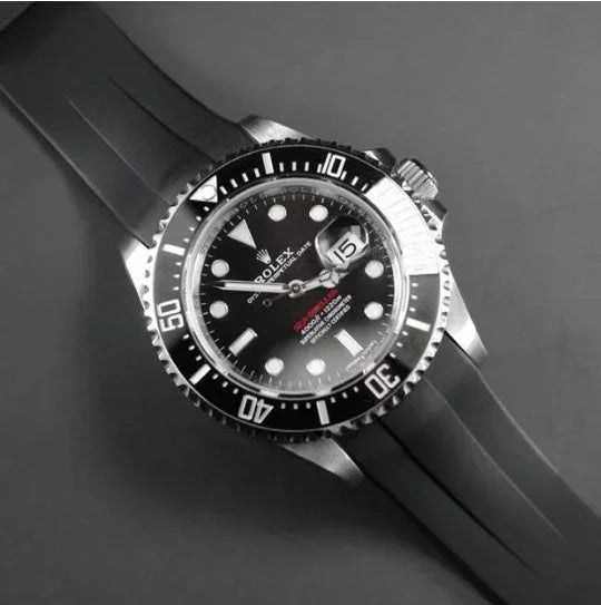 Bracelet en caoutchouc M113 – Rubber B – Noir - détail