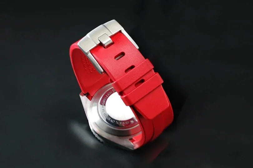 Bracelet en caoutchouc M113 – Rubber B – Rouge - détail