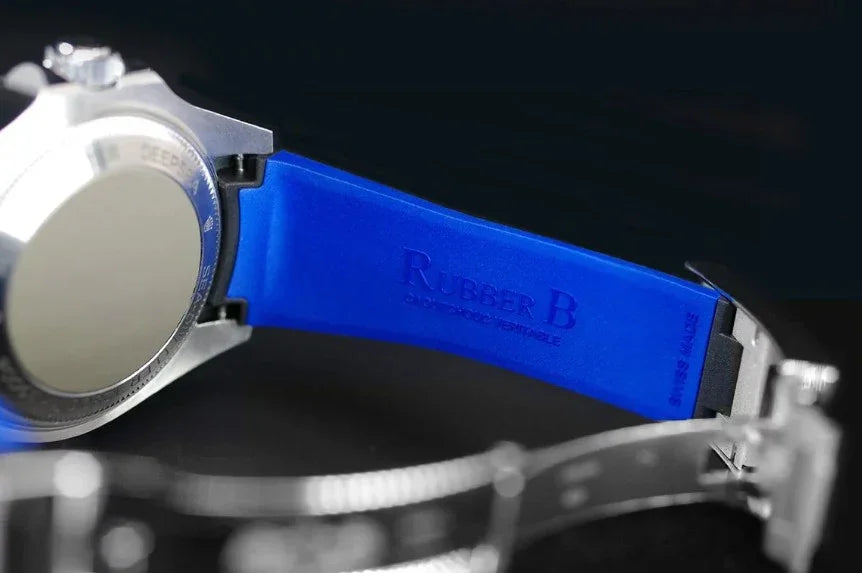 Bracelet en caoutchouc M208 – Série Fibre de Carbone Bicolore – Rubber B –  - vue 3