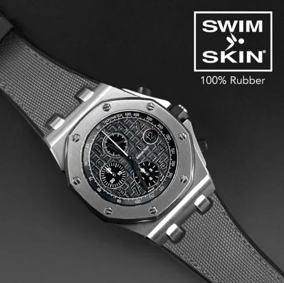 Bracelet RubberB Sailcloth SwimSkin APC42 Grey - détail