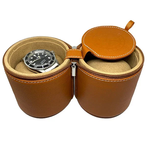 Tube pour 2 montres - KronoKeeper - Cuir - vue 5