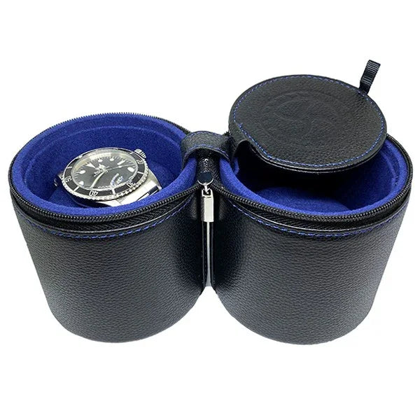 Tube pour 2 montres - KronoKeeper - Cuir - accessoire montre