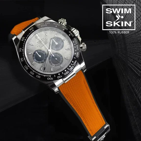 Bracelet en caoutchouc – Ballistic SwimSkin M200 – Rubber B – Orange - détail