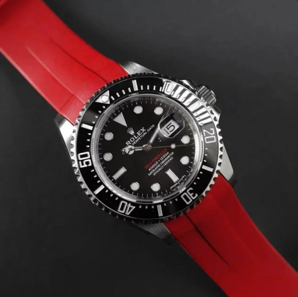 Bracelet en caoutchouc M113 – Rubber B – Rouge - vue 3