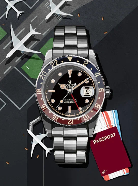 Watchoniste X MisterChrono tirage d'art - pepsi - 50x70 - vue principale