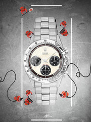 Watchoniste X MisterChrono tirage d'art - daytona - 50x70 - vue principale