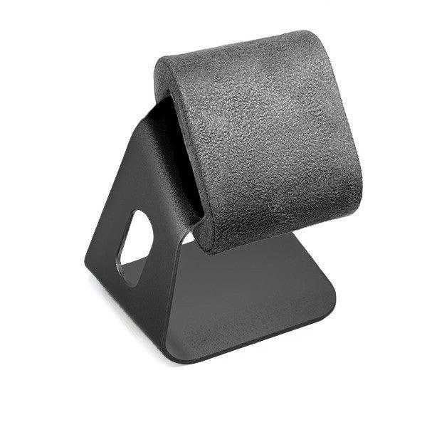 Support de montre KronoKeeper aluminium noir - vue côté