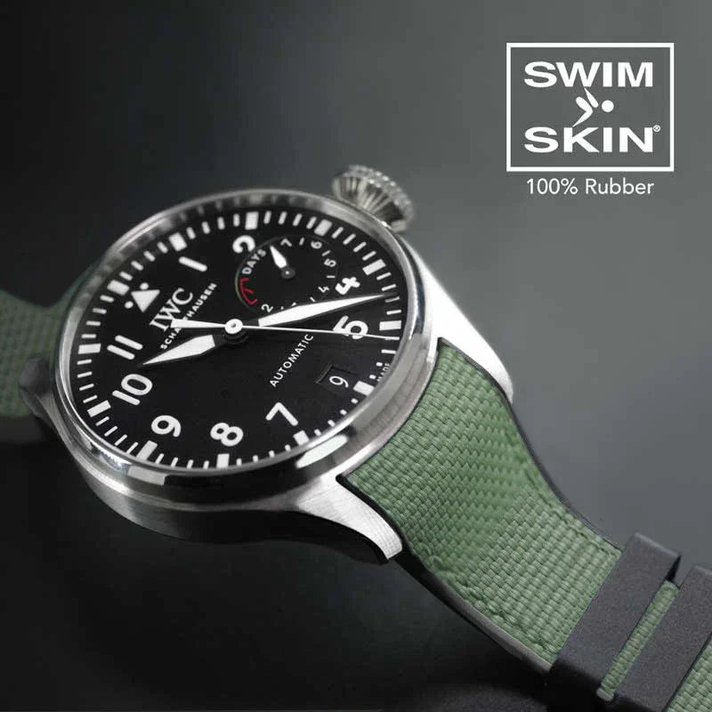 Bracelet en caoutchouc – Ballistic SwimSkin SK22 – Rubber B – Vert militair - détail
