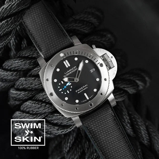 Bracelet en caoutchouc - Ballistic SwimSkin PS22 - Rubber B - Noir - détail
