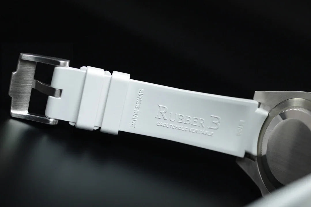 Bracelet en caoutchouc M206 – Rubber B – Blanc - vue 3