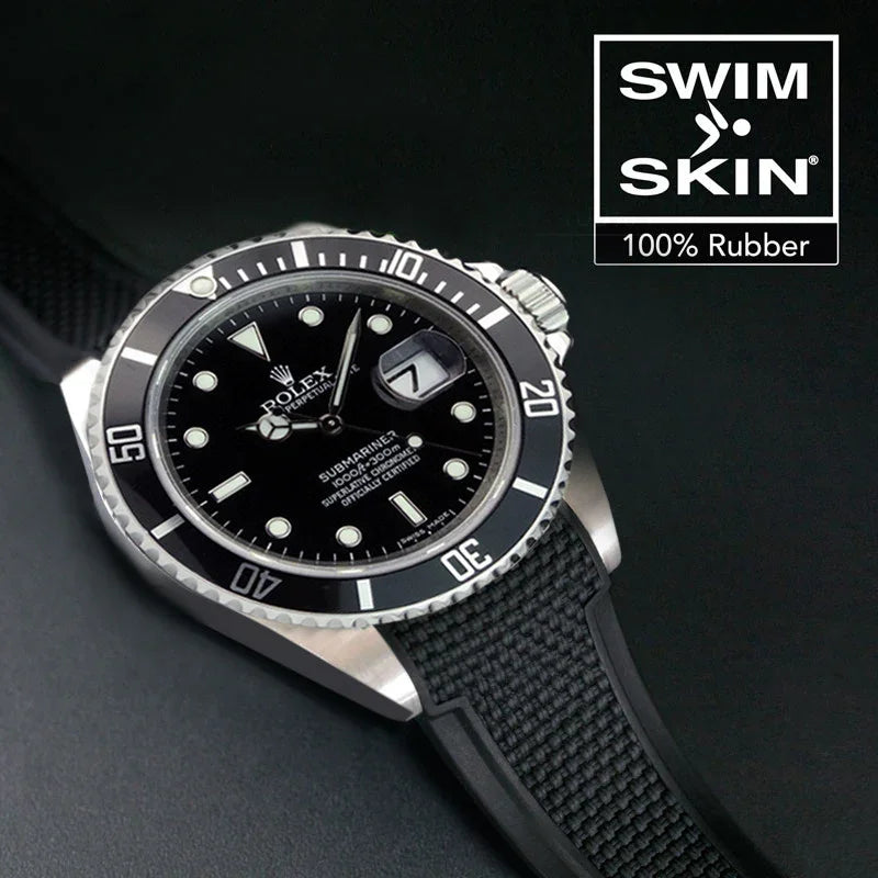 Bracelet en caoutchouc SK20 Ballistic SwimSkin – Rubber B – Noir - vue 3