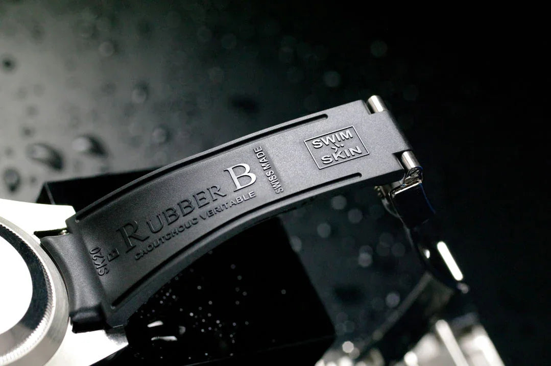 Bracelet en caoutchouc - Ballistic SwimSkin SK20CD - Rubber B - blanc et no - détail