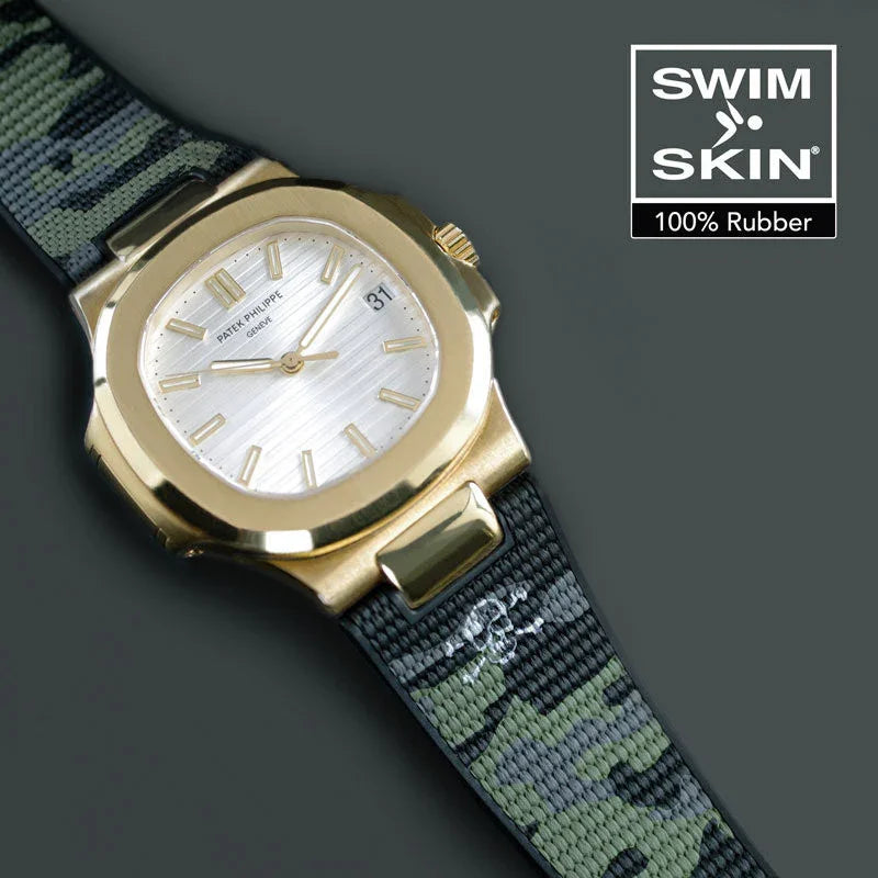 Bracelet RubberB PK79 pour Patek Philippe Nautilus CAMO - détail