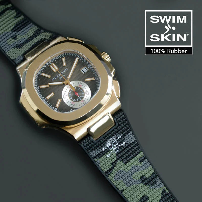 Bracelet RubberB PK79 pour Patek Philippe Nautilus CAMO - vue 7