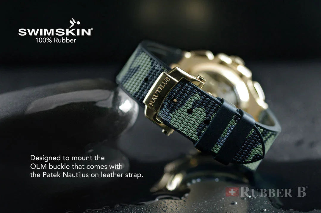 Bracelet RubberB PK79 pour Patek Philippe Nautilus CAMO - vue 9